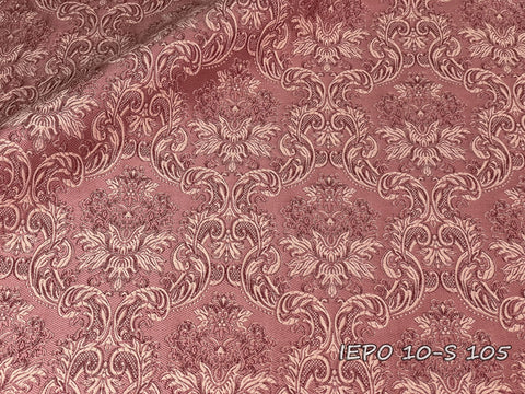 Clerical metallic jacquard brocade fabric with flowers (IERO 10-S)
