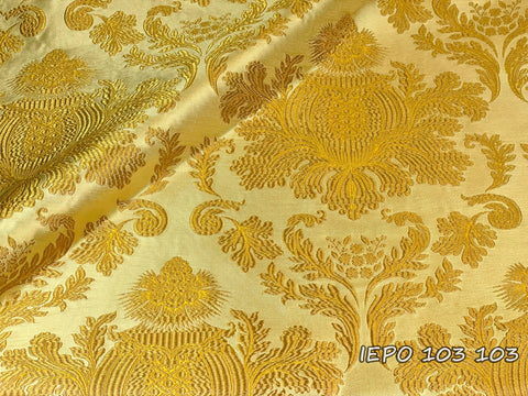 Priestly metallic jacquard fabric with pine cone (IERO 103)
