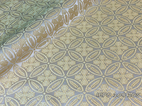 Clerical jacquard fabric with crosses (IERO 104)