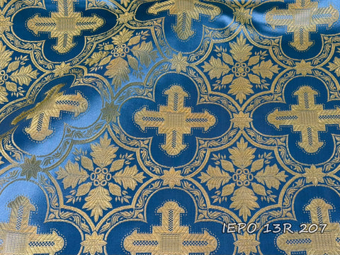 Ecclesiastical light-weight rayon fabric with crosses (IERO 13R)