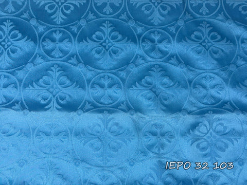 Ecclesiastical light-weight rayon fabric with crosses (IERO 32)