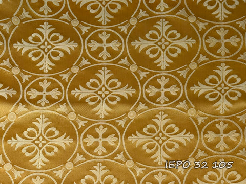 Ecclesiastical light-weight rayon fabric with crosses (IERO 32)