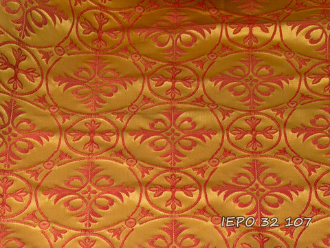 Ecclesiastical light-weight rayon fabric with crosses (IERO 32)