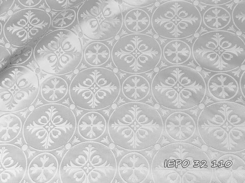 Ecclesiastical light-weight rayon fabric with crosses (IERO 32)