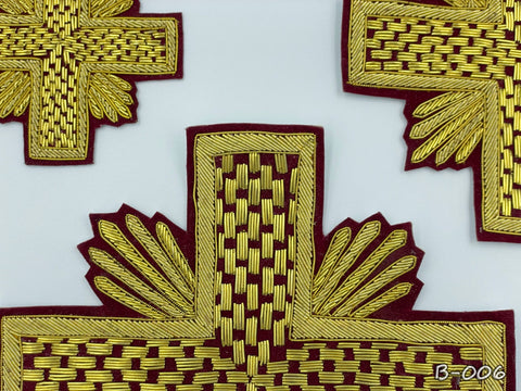 Set of handmade bullion crosses (B-006)