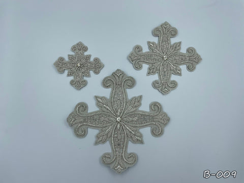 Set of handmade bullion crosses (B-009)