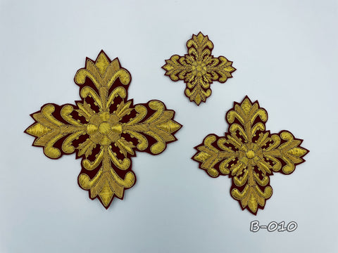 Set of handmade bullion crosses (B-010)