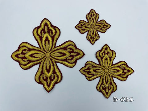 Set of handmade bullion crosses (B-011)