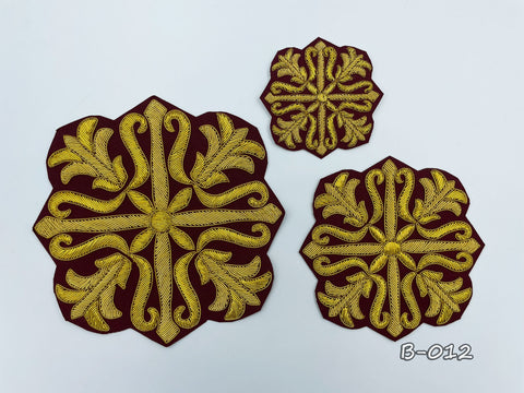Set of handmade bullion crosses (B-012)