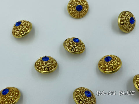 Metallic button for clerical vestments (BA-01)