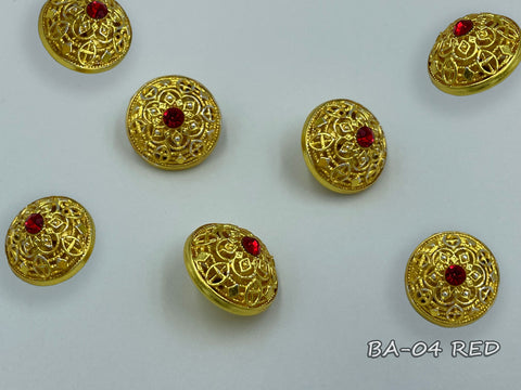 Metallic button for clerical vestments (BA-04)