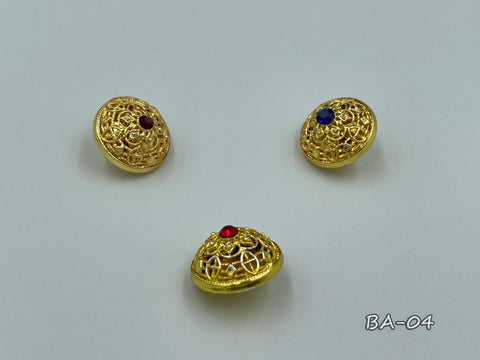 Metallic button for clerical vestments (BA-04)