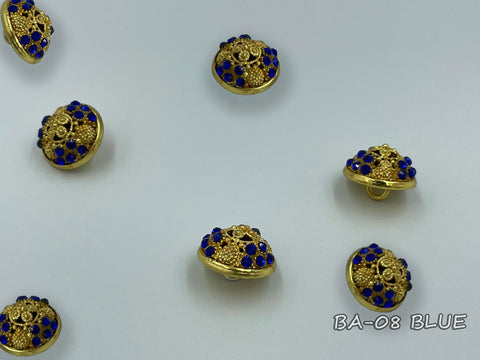 Metallic button for clerical vestments (BA-08)
