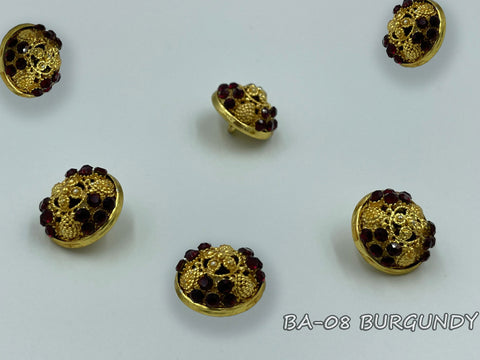Metallic button for clerical vestments (BA-08)