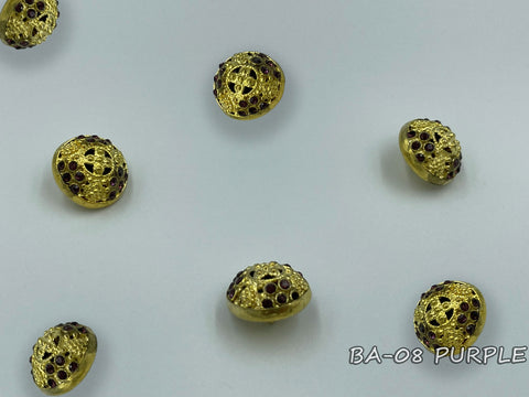 Metallic button for clerical vestments (BA-08)