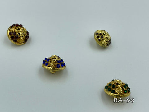 Metallic button for clerical vestments (BA-08)