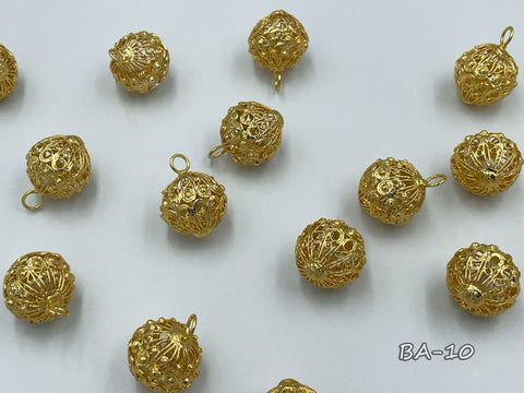 Metallic button for clerical vestments (BA-10)