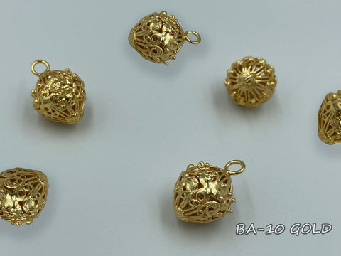 Metallic button for clerical vestments (BA-10)