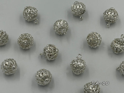 Metallic button for clerical vestments (BA-10)