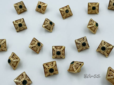 Metallic button for clerical vestments (BA-11)