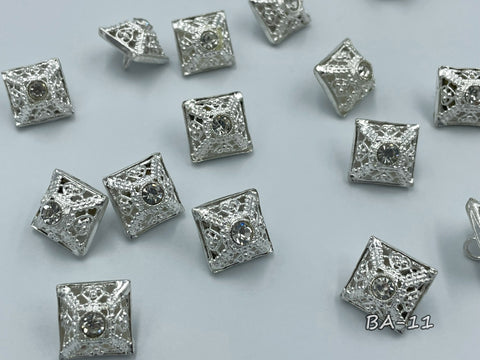 Metallic button for clerical vestments (BA-11)