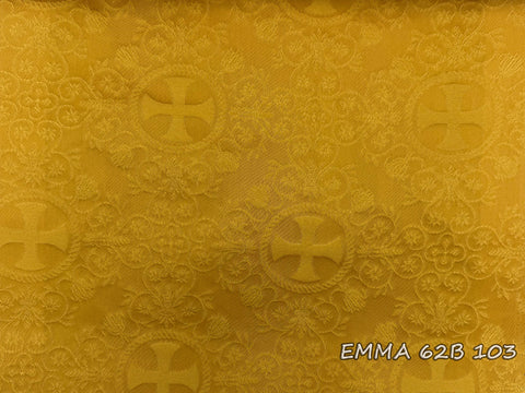 Ecclesiastical light-weight rayon fabric with crosses (EMMA 62B)