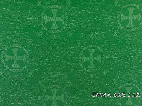 Ecclesiastical light-weight rayon fabric with crosses (EMMA 62B)