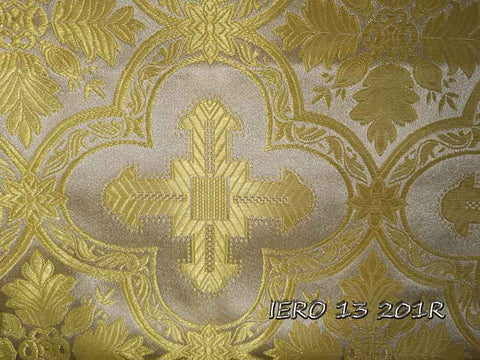Ecclesiastical light-weight rayon fabric with crosses (IERO 13R)
