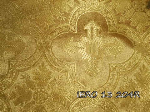 Ecclesiastical light-weight rayon fabric with crosses (IERO 13R)