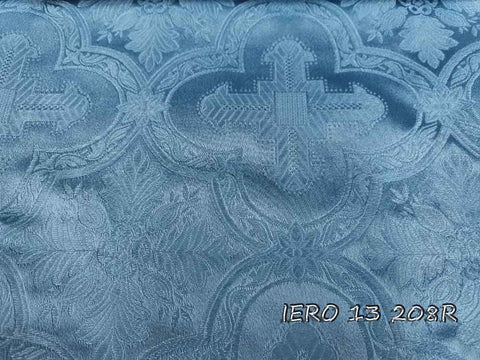 Ecclesiastical light-weight rayon fabric with crosses (IERO 13R)