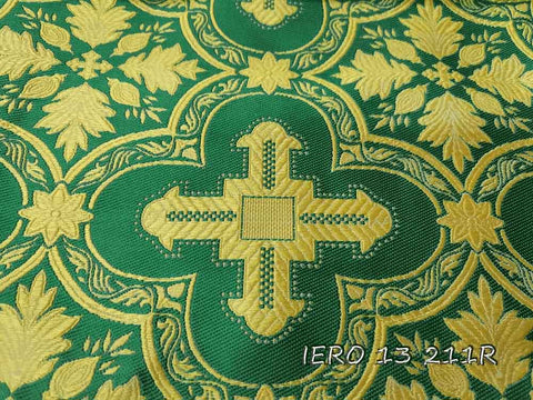 Ecclesiastical light-weight rayon fabric with crosses (IERO 13R)