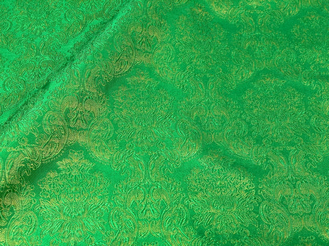 STOCK 10m Priestly fabric IERO 10-S - green/gold