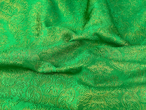 STOCK 10m Priestly fabric IERO 10-S - green/gold
