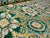 STOCK 3.5m Liturgical metallic jacquard brocade fabric (IERO 4) - green/gold/white