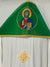 STOCK Bishop set ‘Annunciation of Virgin Mary’ on a green background