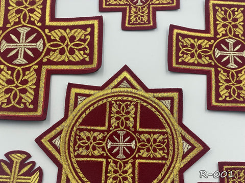 Set of Russian crosses “Folegandros” in 4 colors