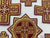 Set of Russian crosses “Folegandros” in 4 colors