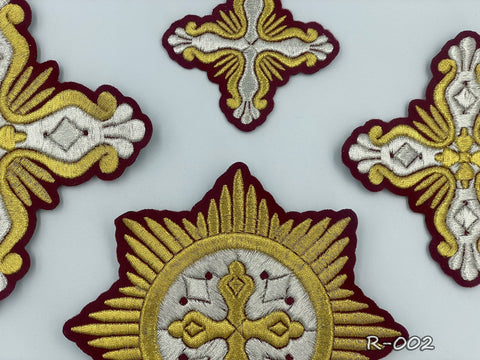 Set of Russian crosses “Alexandria” in 4 colors