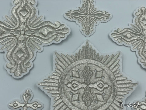 Set of Russian crosses “Alexandria” in 4 colors