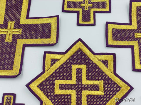 Set of Russian crosses “Paros” in 4 colors