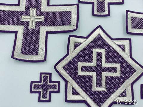 Set of Russian crosses “Paros” in 4 colors