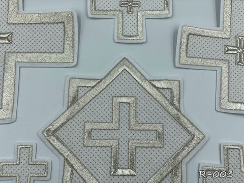 Set of Russian crosses “Paros” in 4 colors