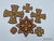 Set of Russian crosses “Smalto” in 3 colors