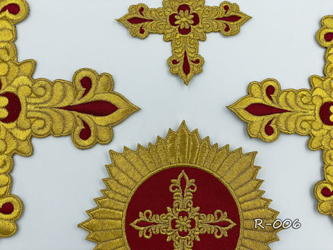 Set of Russian crosses R-006 in 2 colors