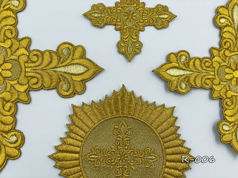 Set of Russian crosses R-006 in 2 colors