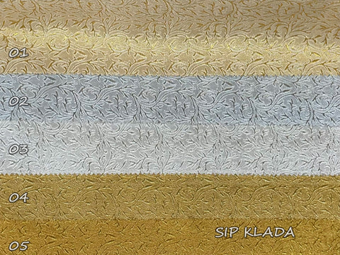 Metallic fabric with gold thread and silver thread from Japan (SIP KLADA)
