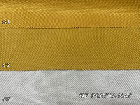 Metallic fabric with gold thread and silver thread from Japan (SIP PSATHA NAT)