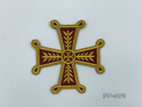Set of embroidered crosses ST-009