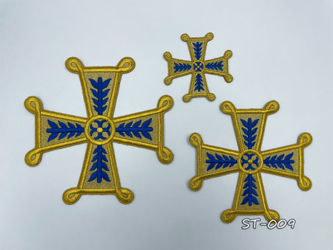 Set of embroidered crosses ST-009
