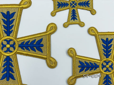 Set of embroidered crosses ST-009